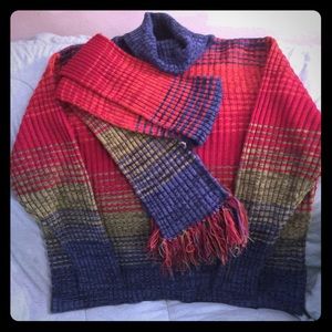 Sweater and scarf